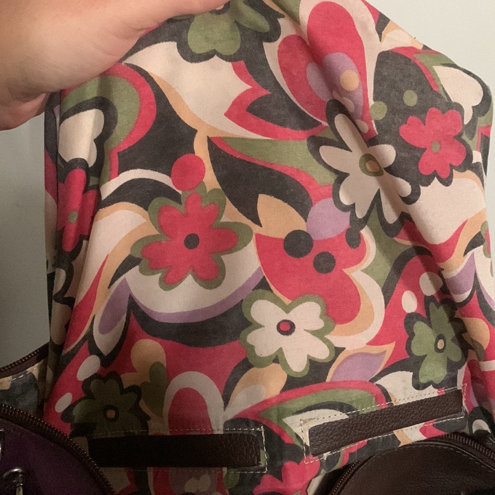 Leather patchwork purse - Picture 8 of 11